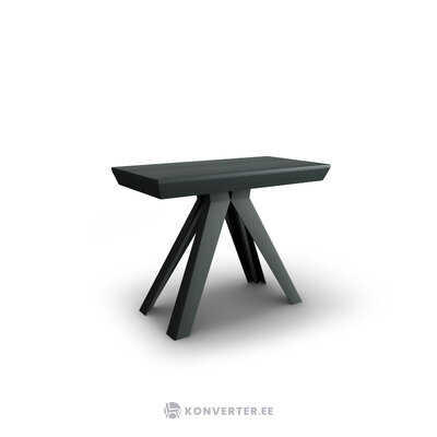 Extendable console table (claire) christian lacroix black, wood, black metal