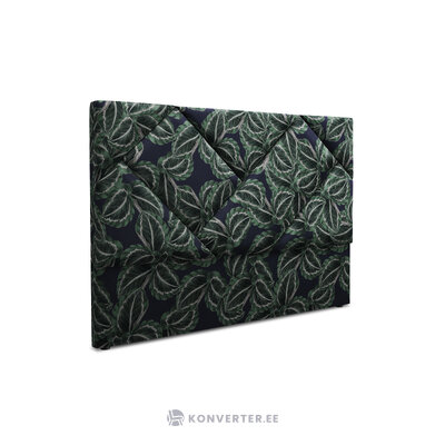 Headboard (alpilles) christian lacroix jungle pattern, velvet, 120x10x140