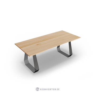 Extendable table (celeste) christian lacroix 75x90x180, wood, natural oak veneer