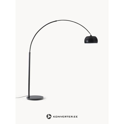 Melna grīdas lampa (bowie) ar kosmētisku defektu