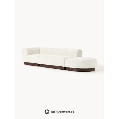 Белый модульный диван (Натали)