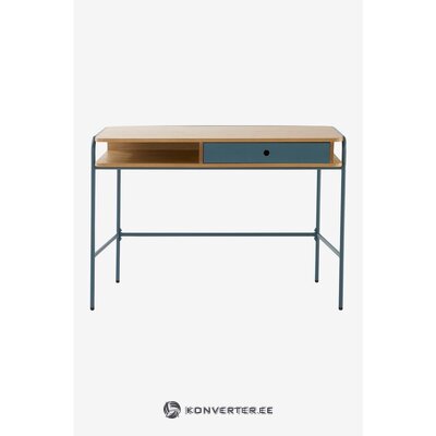 Green Oak Veneer Desk with Drawer (Jonsi) (copy)