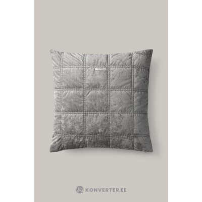 Grey velvet pillowcase (pleasant) 60x60