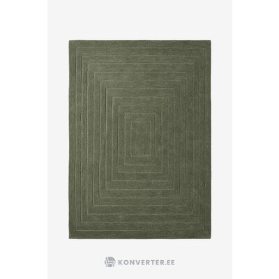 Green wool carpet (alassio) 170x240