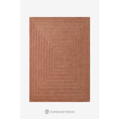Red wool carpet (alassio) 140x200