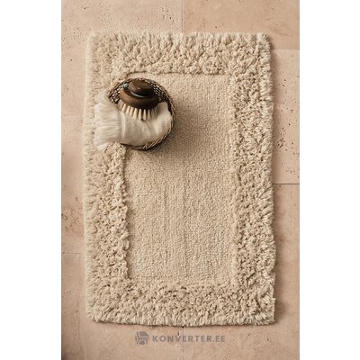 White bathroom rug (jessie) 50x80