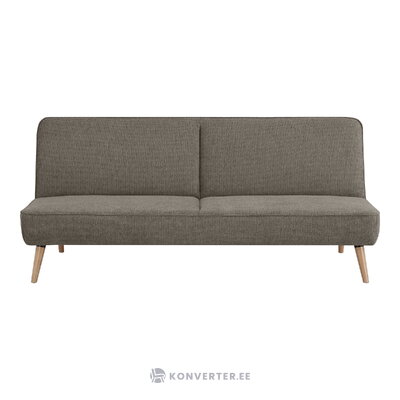 Brown Sofa Bed Swan with Natural Legs (House Nordic)