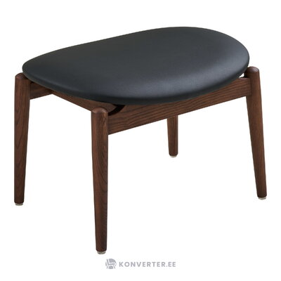 Dark brown footstool Olvera (House Nordic)