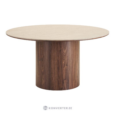 Dark Brown Round Dining Table Delphi (House Nordic) D=140