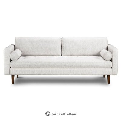 Harmaa sohva 3-istuttava ehjä