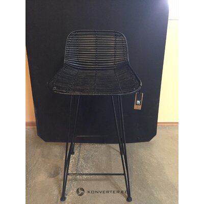 Melna rotangpalmas bāra krēsla žalūzija (hkliving)