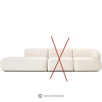Cream sofa (sofia) with a cosmetic flaw
