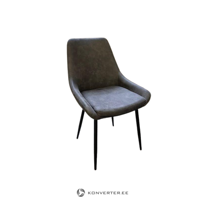 Tamsiai pilka-juoda kėdė sierra (rowico)