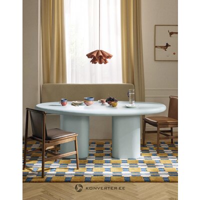 Helesinine Ovaalne Söögilaud (Anaya)