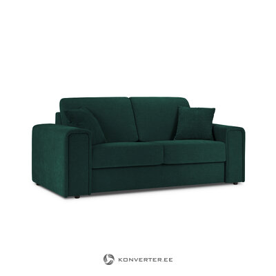 Sofa bed (elodie) interieurs 86 bottle green, structured fabric