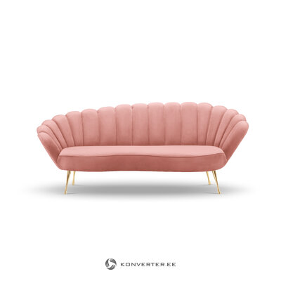 Dīvāna (varenne) interieurs 86 rozā, samta, zelta metāls