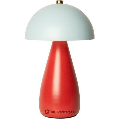 Red-Mint Green Table Lamp Mrs. Rechargeable