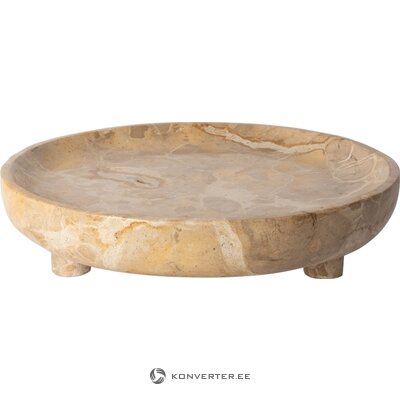 Beige Marble Round Bowl