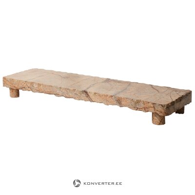 Light Brown Marble Cutting Board with Legs