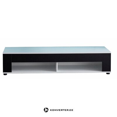 Black and white TV cabinet jack with cosmetic defects, hall sample