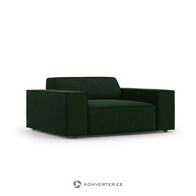 Atzveltnes krēsls (jodie) micadon ierobežota izlaiduma pudele zaļa, samta