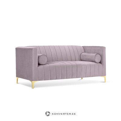 Sofa (tuft) coco home lavender, velvet, gold metal