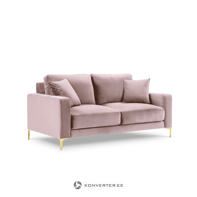 Sofa (parduotuvė) coco home levandų, aksomo, aukso metalo