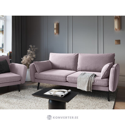Sofa (lento) coco home lavender, velvet, black beech wood