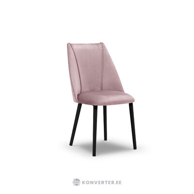 Velvet chair (sonata) coco home lavender, velvet, black beech wood