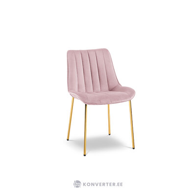 Velvet chair (ottava) coco home lavender, velvet, gold metal