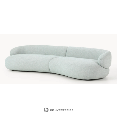 Vaaleanharmaa design-sänky (alba)