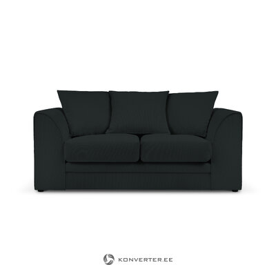 Sofa (cidoninė) mazzini sofos juoda, aksominė