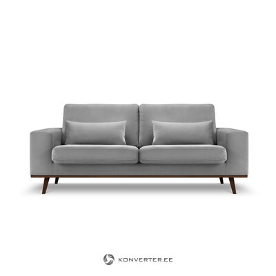 Velvet sofa (hebe) mazzini sofas grey, velvet