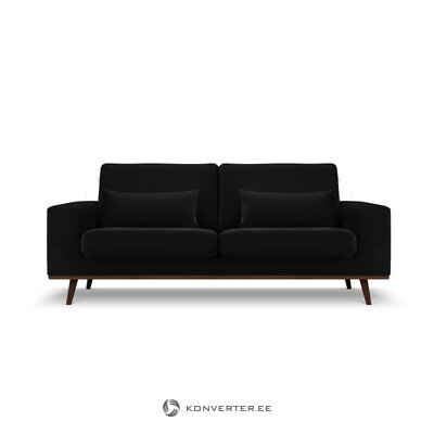 Velvet sofa (hebe) mazzini sofas black, velvet