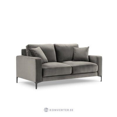 Sofa &quot;venus&quot; light grey, velvet