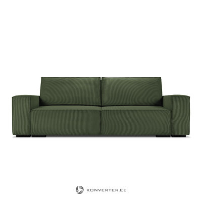 Sofa bed (azalea) mazzini sofa bottle green, velvet, black beech wood