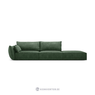 Sofa &#39;vanda&#39; buteliukas žalias, šenilinis, juodas plastikas, geriau