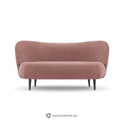 Sofa (clove) mazzini sofas pink, boucle, black metal