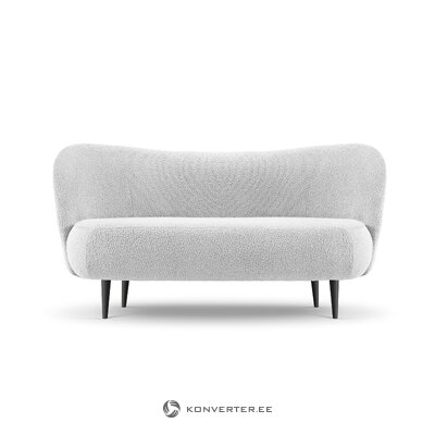 Sofa (clove) mazzini sofas light gray, boucle, black metal