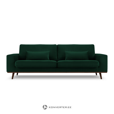 Velvet sofa (hebe) mazzini sofas bottle green, velvet