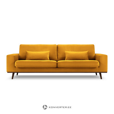 Velvet sofa (hebe) mazzini sofas yellow, velvet