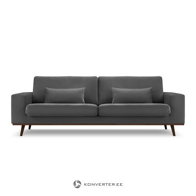 Velvet sofa (hebe) mazzini sofas dark gray, velvet