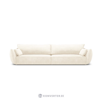 Sofa &#39;vanda&#39; šviesiai smėlio spalvos, šenilinė