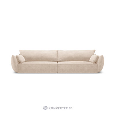 Sofa &quot;vanda&quot; smėlio spalvos, šenilinė