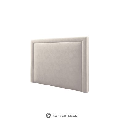 Headboard (primevere) mazzini sofas beige 2, velvet, 120x10x140