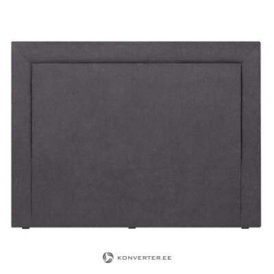 Headboard (primevere) mazzini sofas dark gray 2, structured fabric, 120x10x160