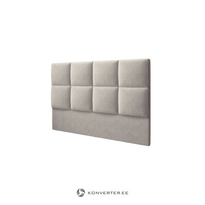 Headboard (begonia) mazzini sofas beige, velvet, 120x10x200