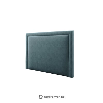 Headboard (primevere) mazzini sofas petrol, velvet, 120x10x200