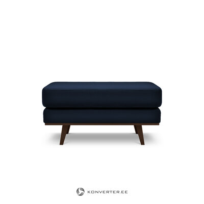 Tumba (hebe) mazzini sofos tamsiai mėlynos, aksominės