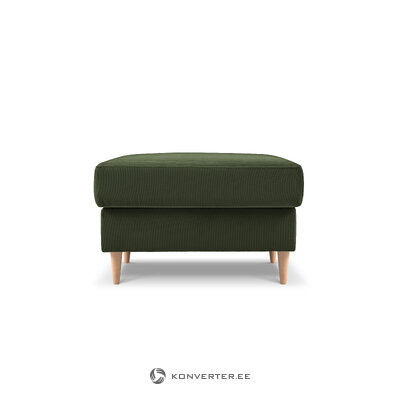 Tumba (rose) mazzini sofas bottle green, velvet, natural beech wood